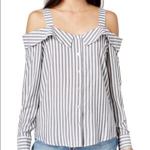 New Minkpink Cold Shoulder Long Sleeves Top XS